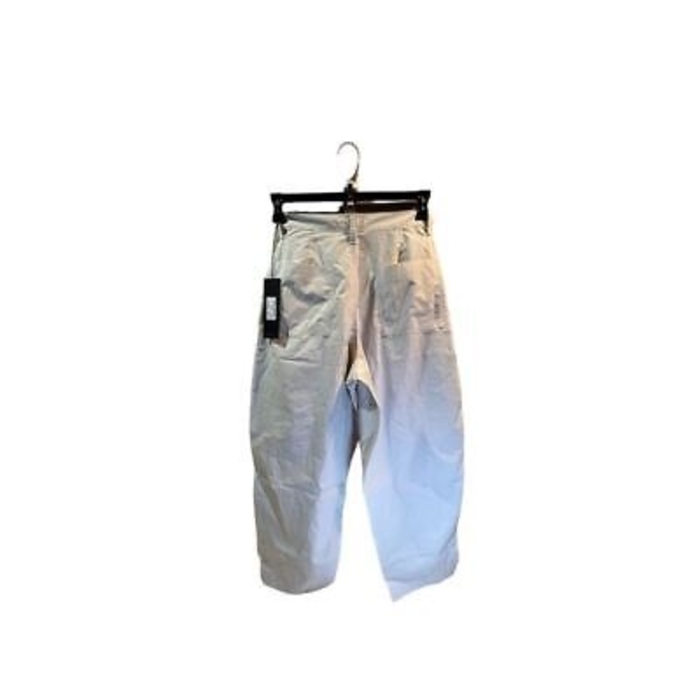 EDWIN Beige Clio Cropped Barrel Pants Size 26 Relaxed New With Tags